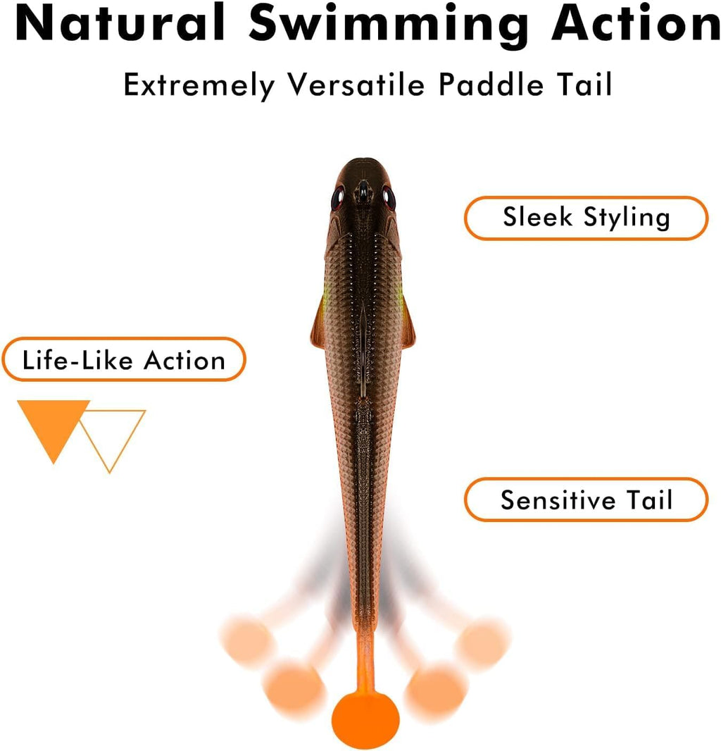 TRUSCEND Shadtale Soft Fishing Lures