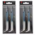 MACK BLUE Raglou Hybrid Soft Lure Sandeel 12cm/26g with VMC Hook pack of 2